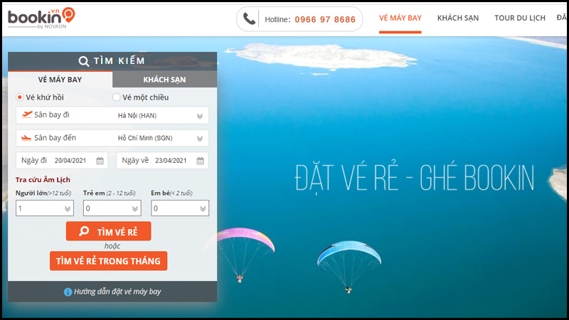 Website Bookin.vn
